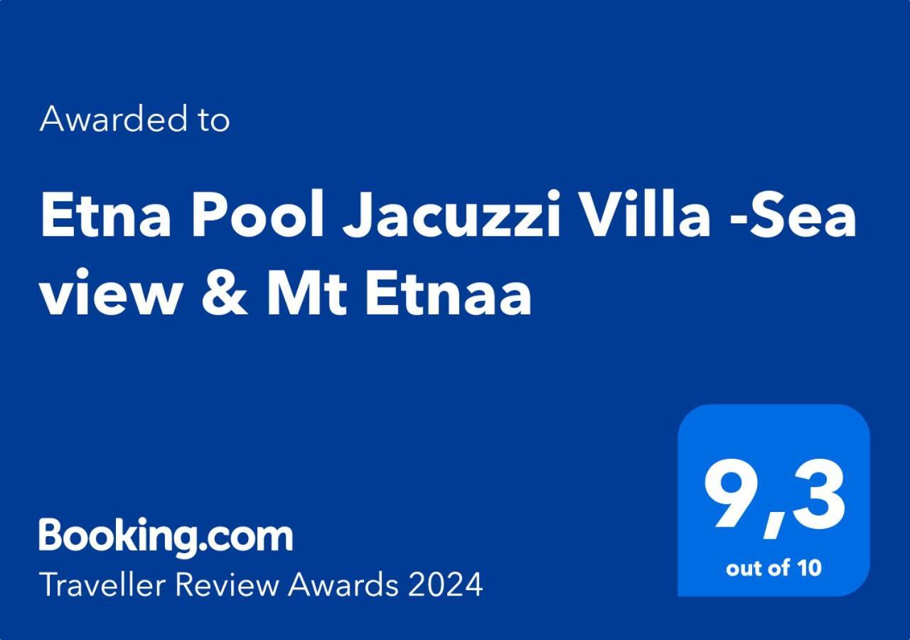 Etna Pool Villa Catania-Sea View 马斯卡卢恰 外观 照片